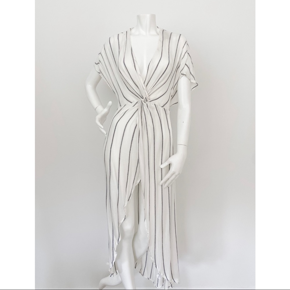 Hi-Low Draped Dress